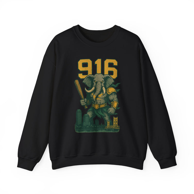 The Tuskborne Twins | Sacramento Area Code Baseball Sweatshirt