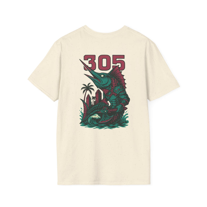 The Deepwake Sovereign | Miami Area Code Baseball Tee