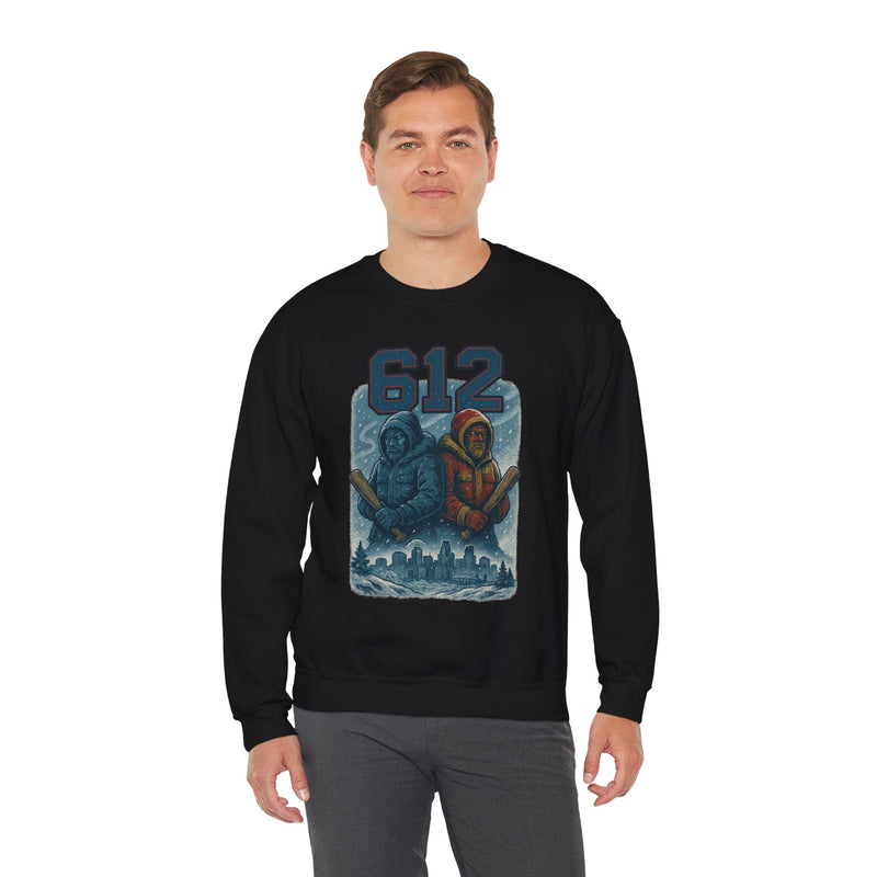 Icebound Sentinels | Minnesota Area Code Baseball Sweatshirt