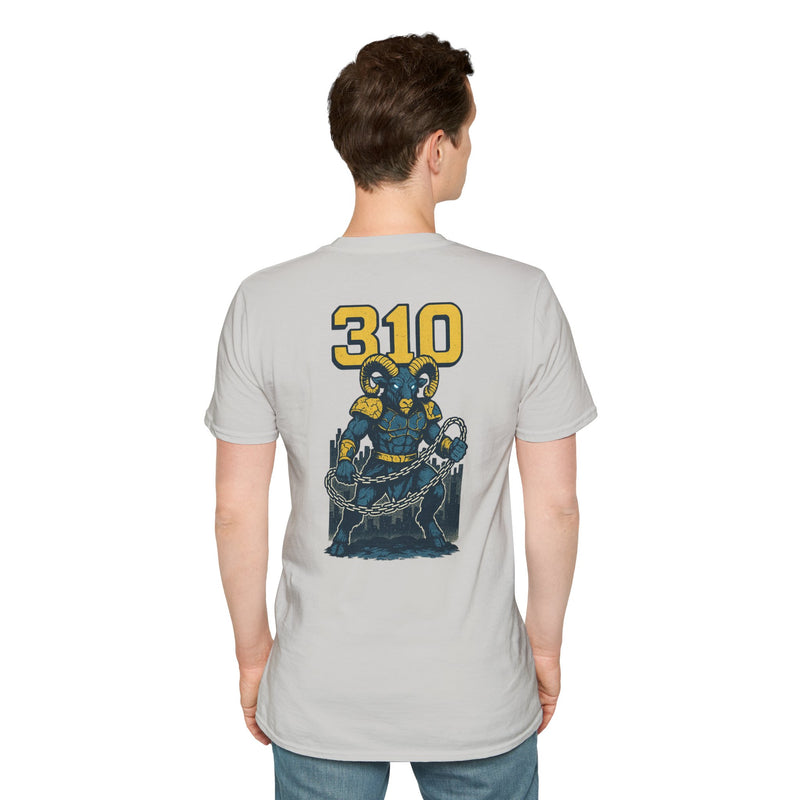 The Faultbinder | Los Angeles Area Code Football Tee