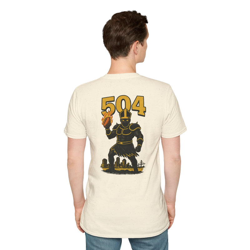 The Hollow Bishop | New Orleans Area Code Football Tee