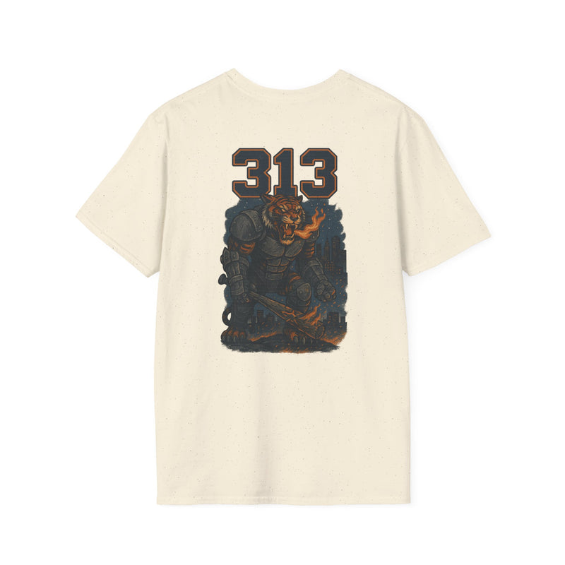 The Ironclaw | Detroit Area Code Baseball Tee