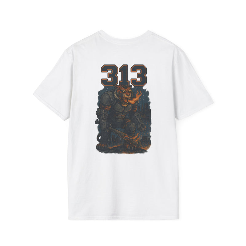 The Ironclaw | Detroit Area Code Baseball Tee