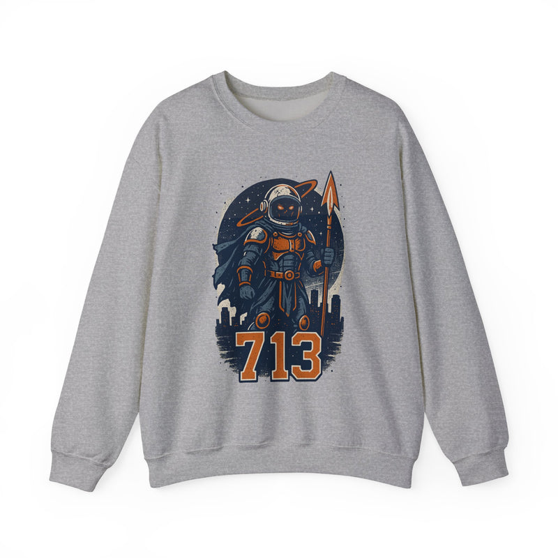 The Voidborn Warden | Houston Area Code Baseball Sweatshirt