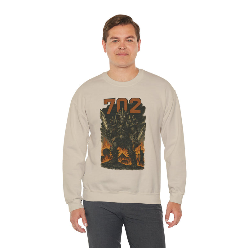 The Hollow Warden | Las Vegas Area Code Football Sweatshirt