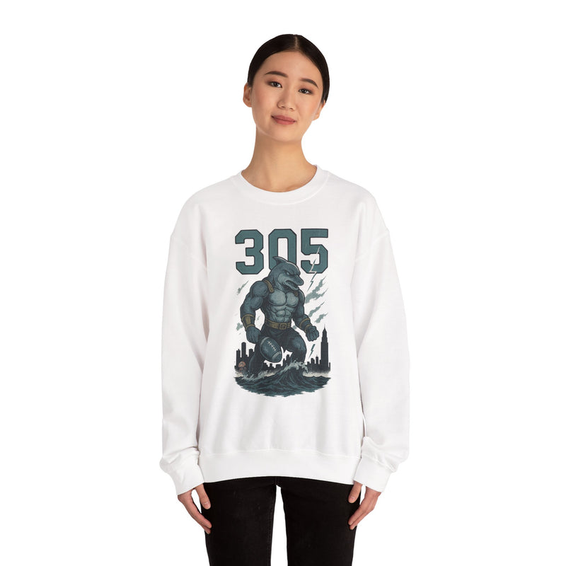 The Undertide | Miami Area Code Football Sweatshirt