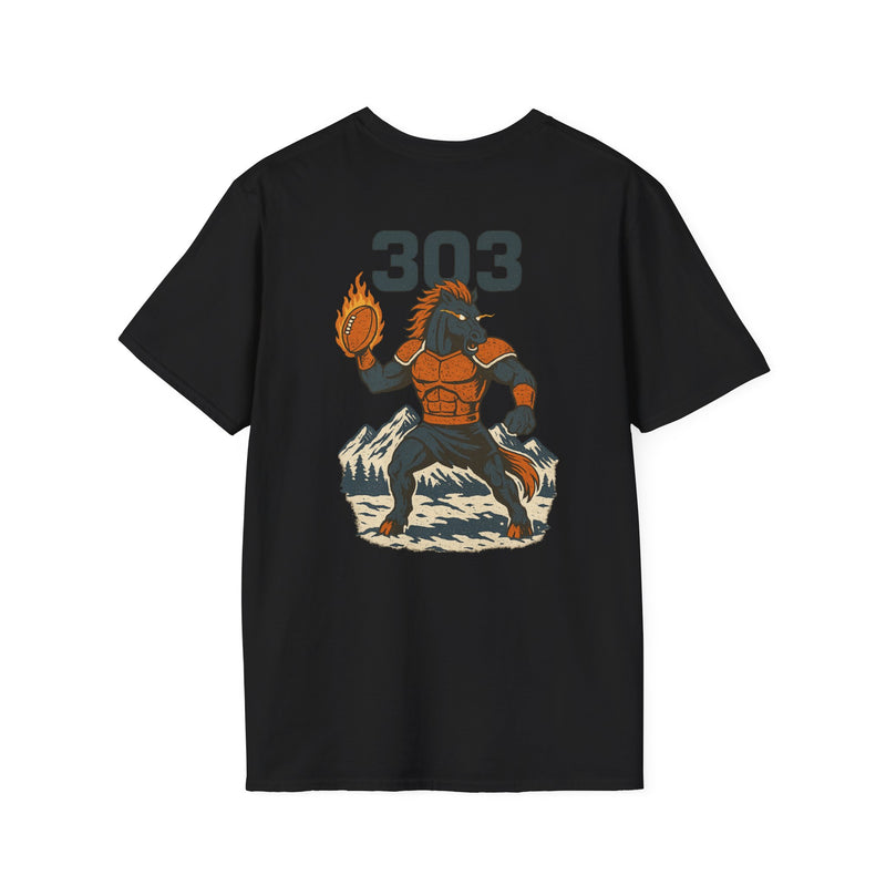 The Stormbrand | Denver Area Code Football Tee