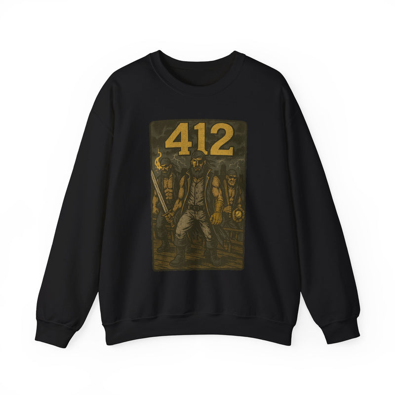 The Floodline Pact | Pittsburgh Area Code Baseball Sweatshirt