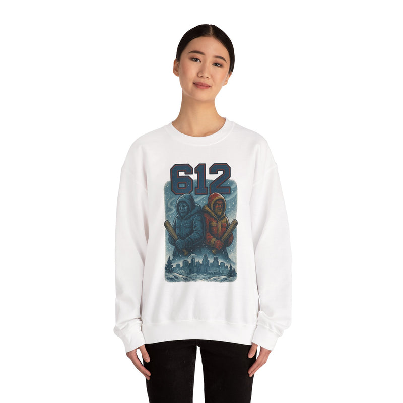 Icebound Sentinels | Minnesota Area Code Baseball Sweatshirt
