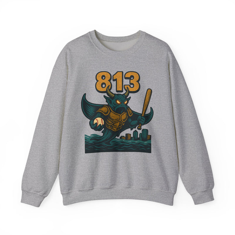 The Drowned Syndicate | Tampa Bay Area Code Baseball Sweatshirt