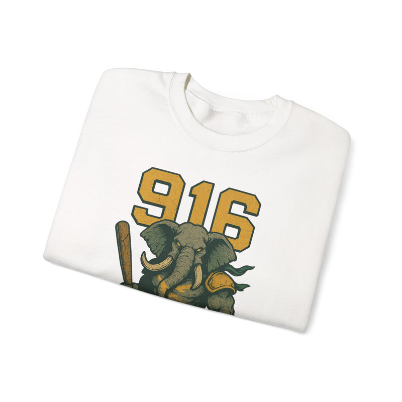 The Tuskborne Twins | Sacramento Area Code Baseball Sweatshirt