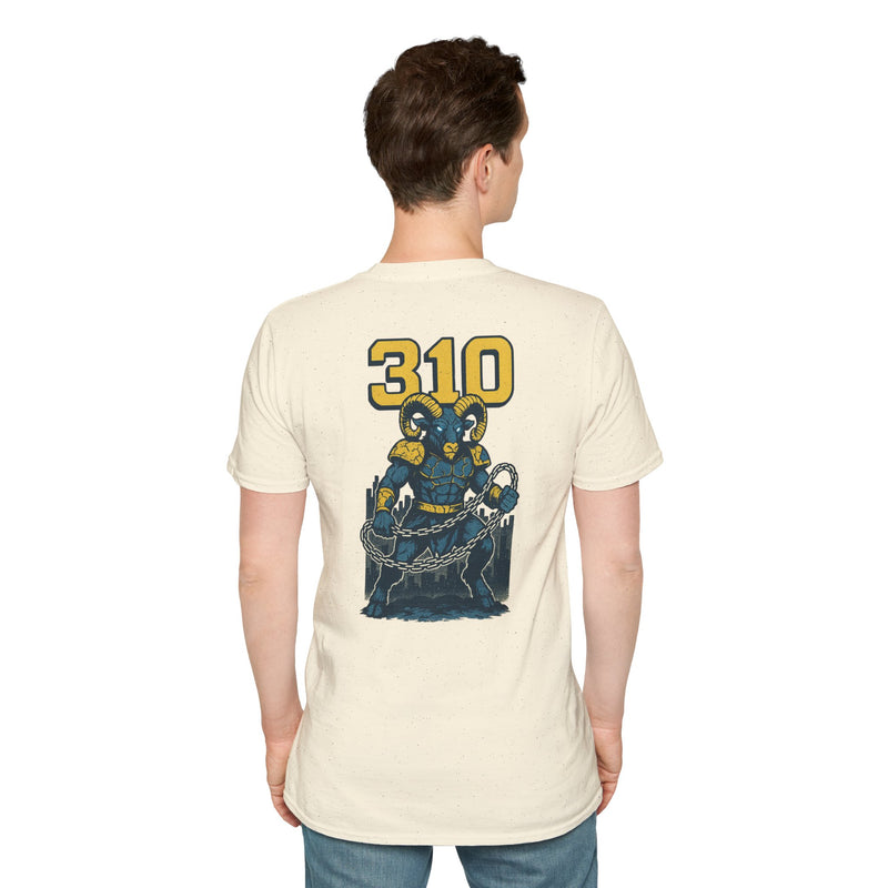 The Faultbinder | Los Angeles Area Code Football Tee