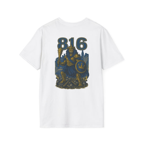 The Embermane King | Kansas City Area Code Baseball Tee