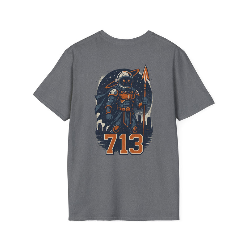 The Voidborn Warden | Houston Area Code Baseball Tee