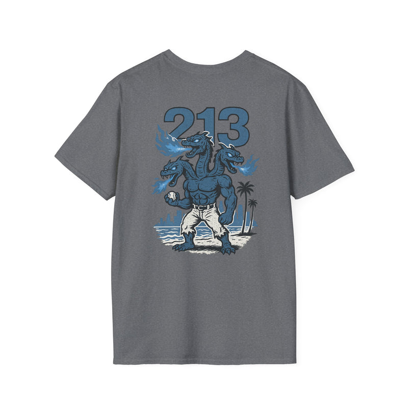 The Seraphydra | Los Angeles Area Code Baseball Tee