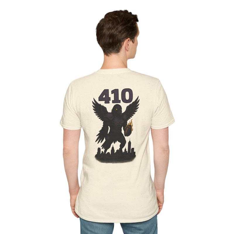 The Shadowcrest Revenant | Baltimore Area Code Football Tee