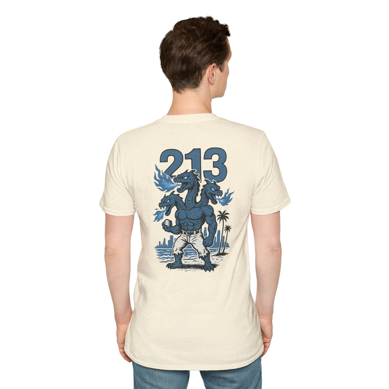 The Seraphydra | Los Angeles Area Code Baseball Tee
