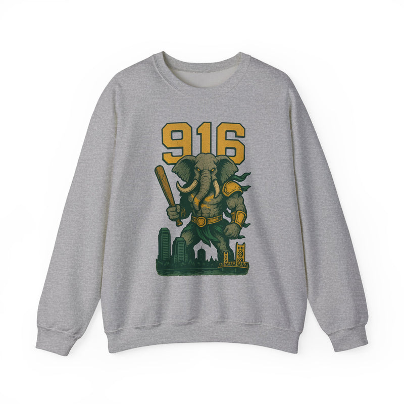 The Tuskborne Twins | Sacramento Area Code Baseball Sweatshirt