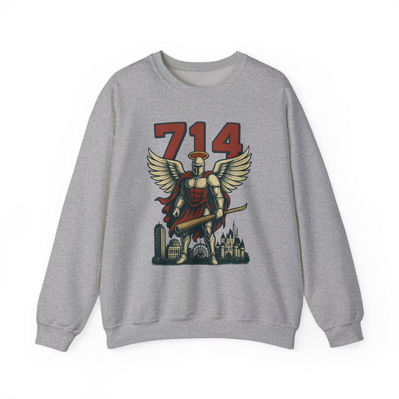 Halo Knight | Los Angeles Area Code Baseball Sweatshirt
