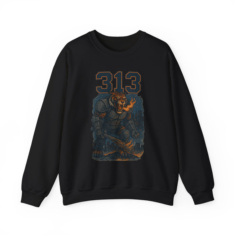 The Ironclaw | Detroit Area Code Baseball Sweatshirt