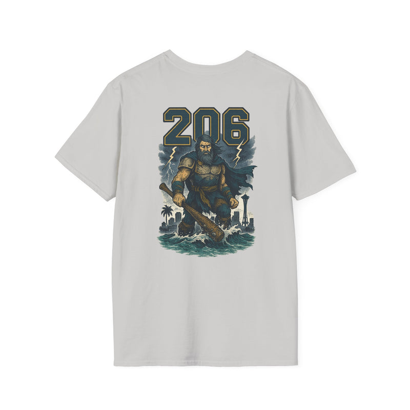 The Deep Surge Sovereign | Seattle Area Code Baseball Tee