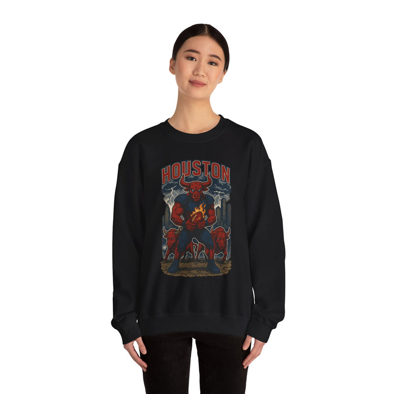 The Hornbrand Titan | Houston Football Sweatshirt