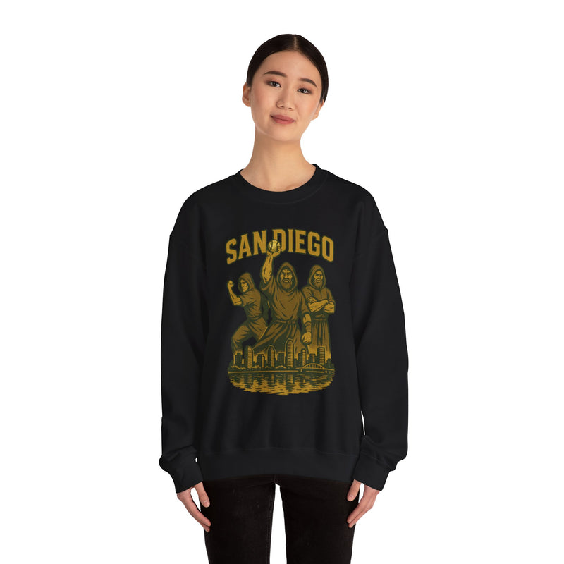 The Cleansed Order | San Diego Area Code Baseball Sweatshirt