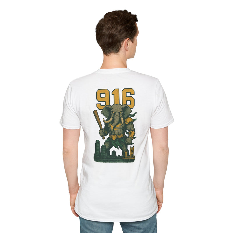 The Tuskborne Twins | Sacramento Area Code Baseball Tee