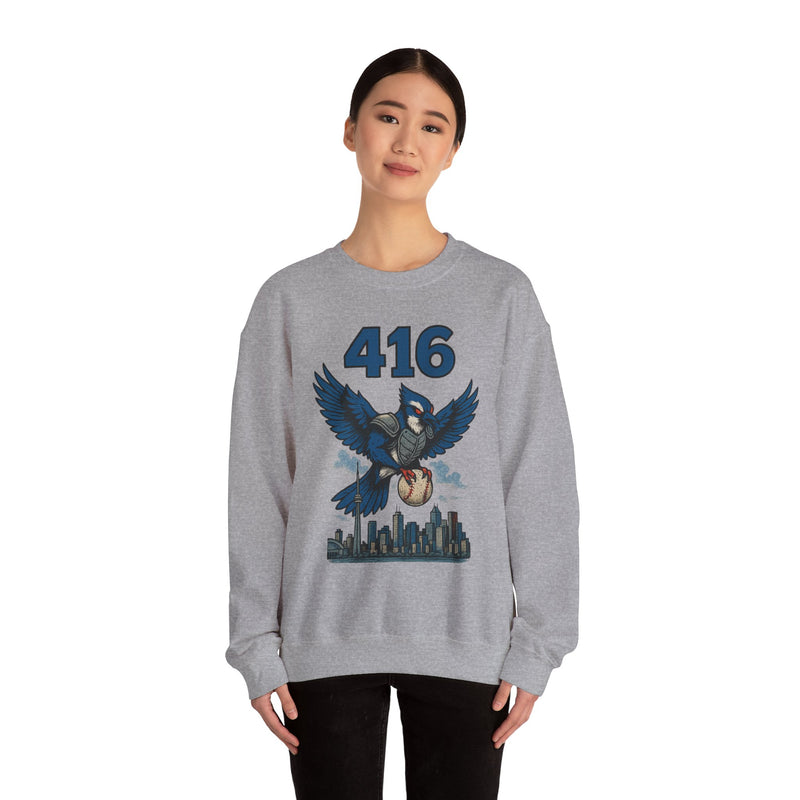 The Sky Talons | Toronto Area Code Baseball Sweatshirt