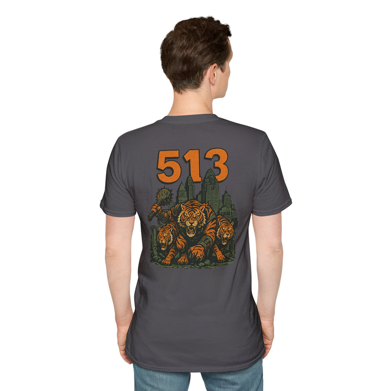 The Emberstripe Kin | Cincinnati Area Code Football Tee