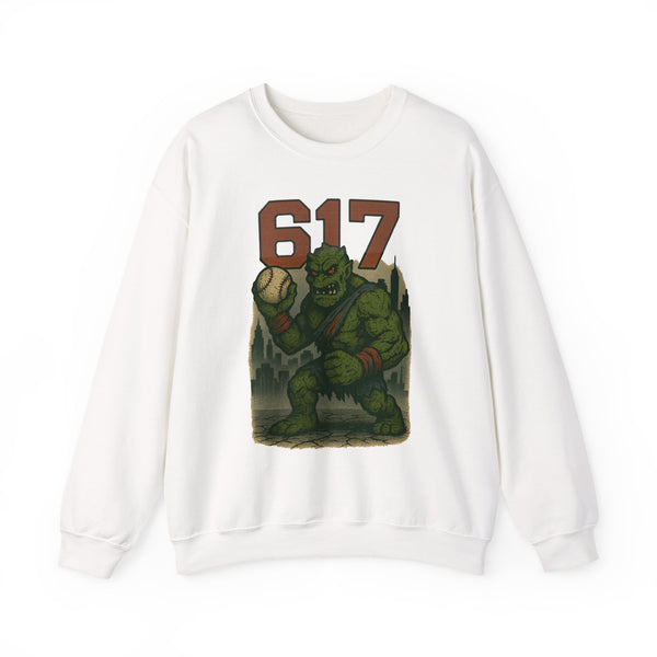 The Green Mauler | Boston Area Code Baseball Sweatshirt