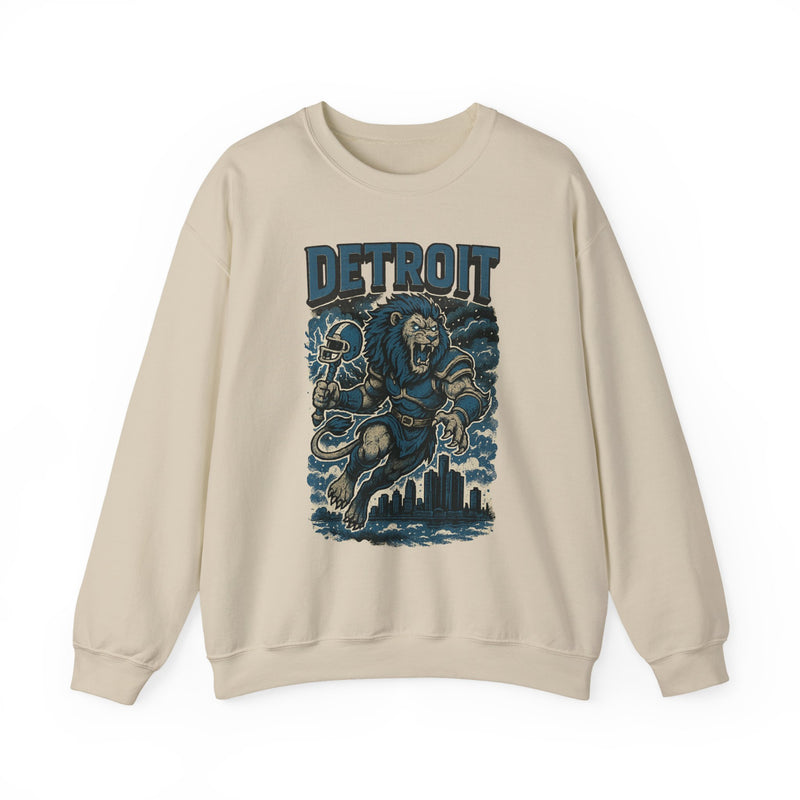 The Roarline King | Detroit Football Sweatshirt