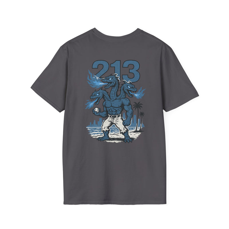 The Seraphydra | Los Angeles Area Code Baseball Tee