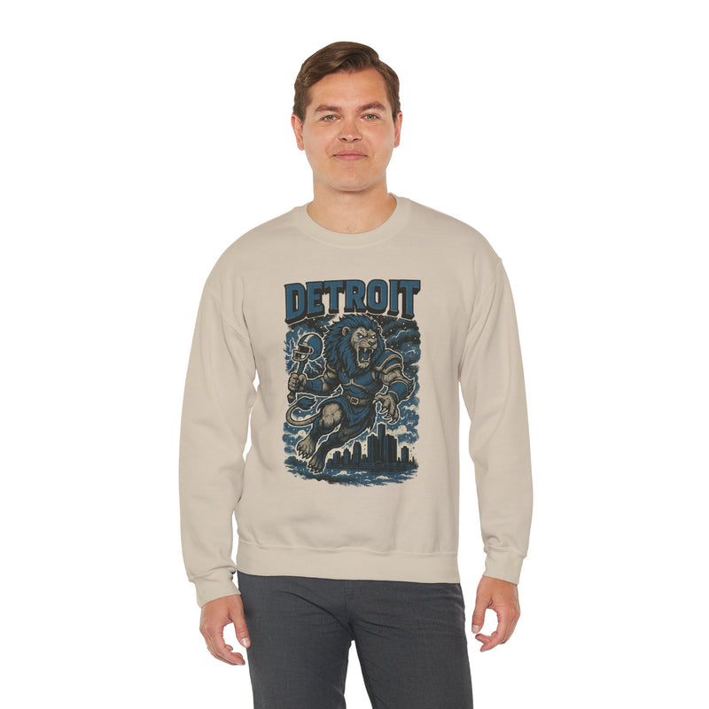The Roarline King | Detroit Football Sweatshirt