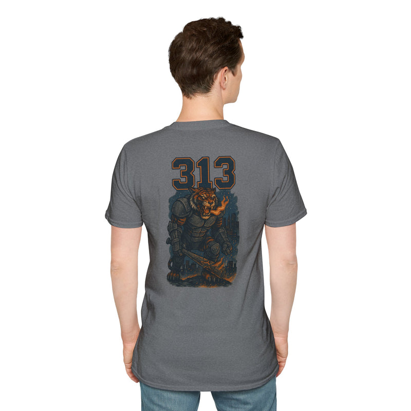 The Ironclaw | Detroit Area Code Baseball Tee