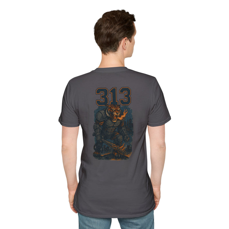 The Ironclaw | Detroit Area Code Baseball Tee