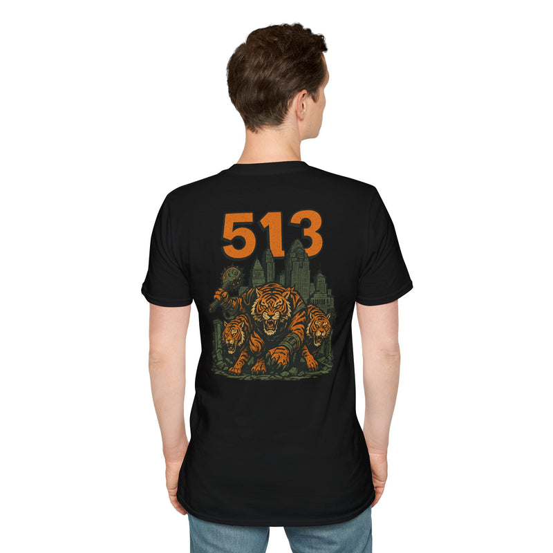 The Emberstripe Kin | Cincinnati Area Code Football Tee