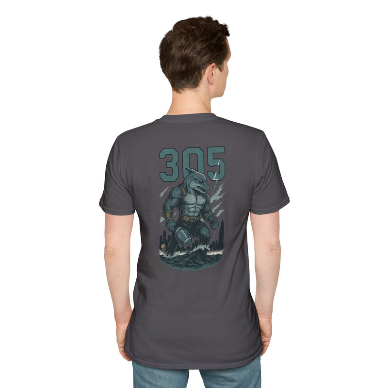 The Undertide | Miami Area Code Football Tee
