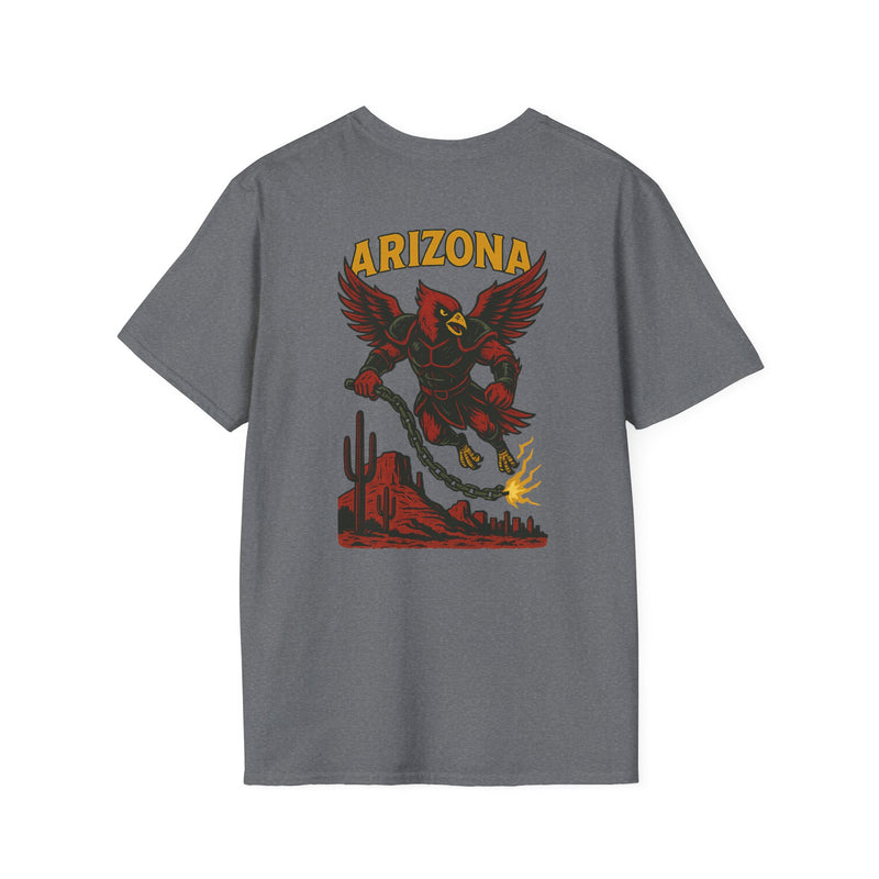 The Chainbound Sentinel | Arizona Area Code Football Tee