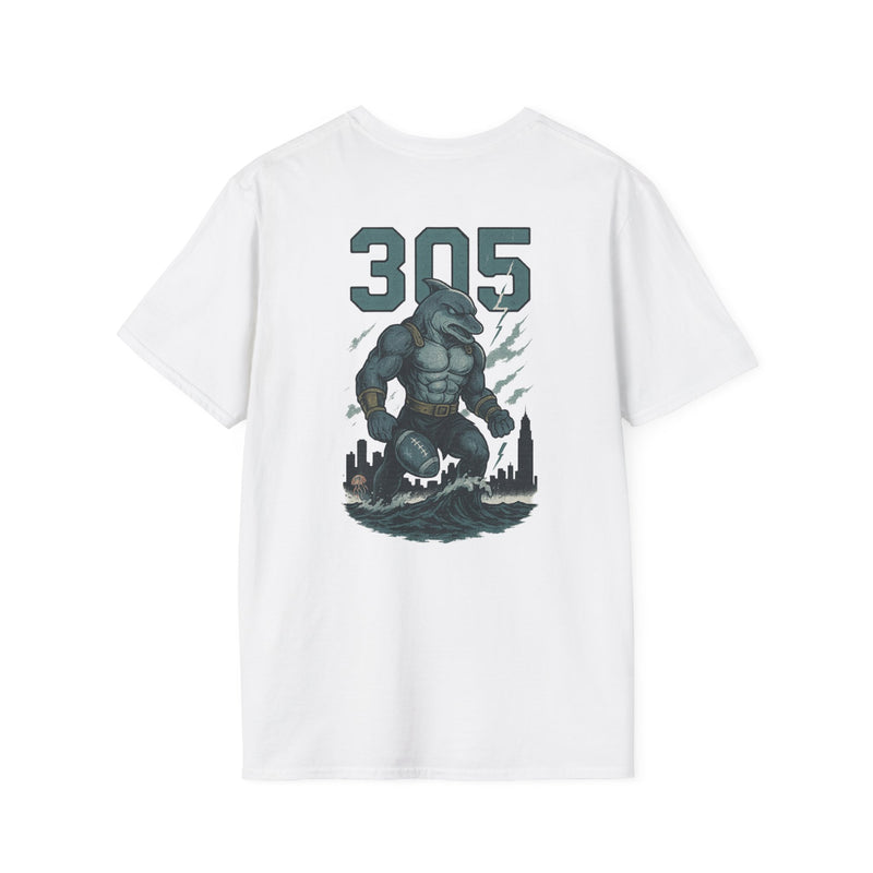 The Undertide | Miami Area Code Football Tee