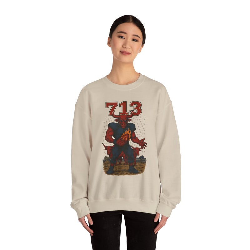 The Hornbrand Titan | Houston Area Code Football Sweatshirt