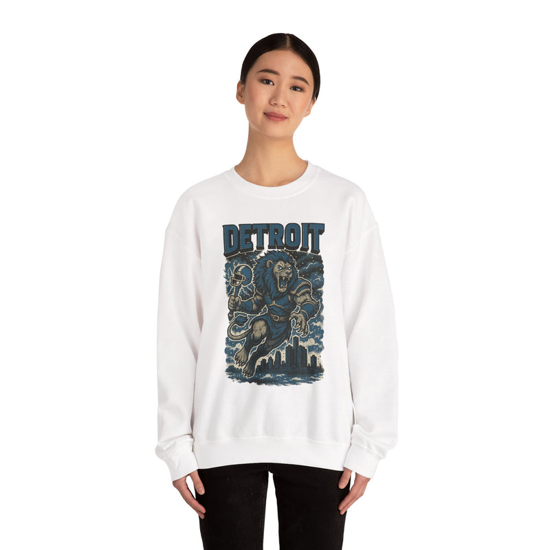 The Roarline King | Detroit Football Sweatshirt