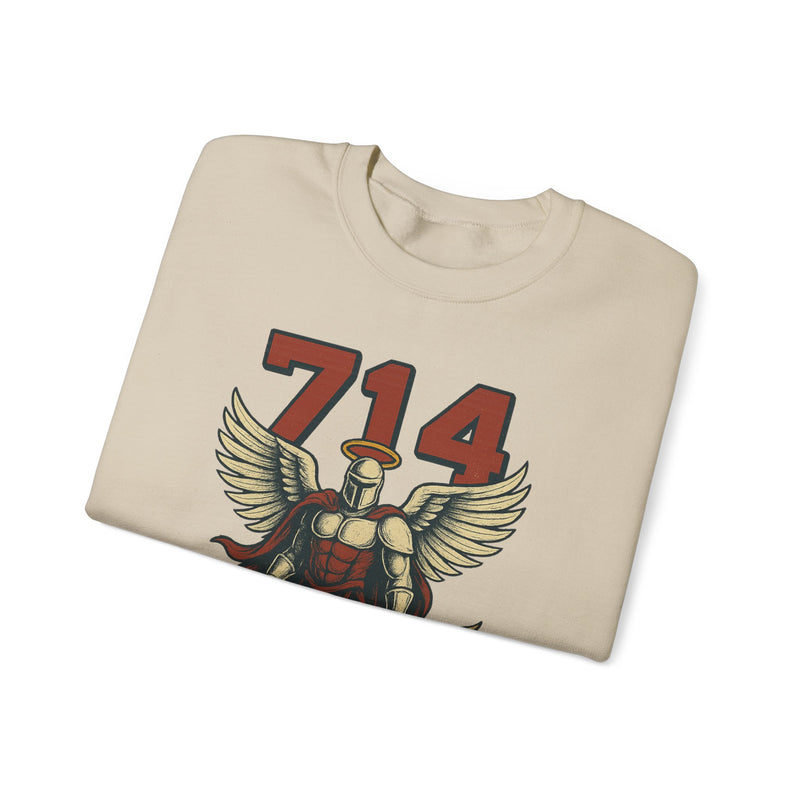 Halo Knight | Los Angeles Area Code Baseball Sweatshirt