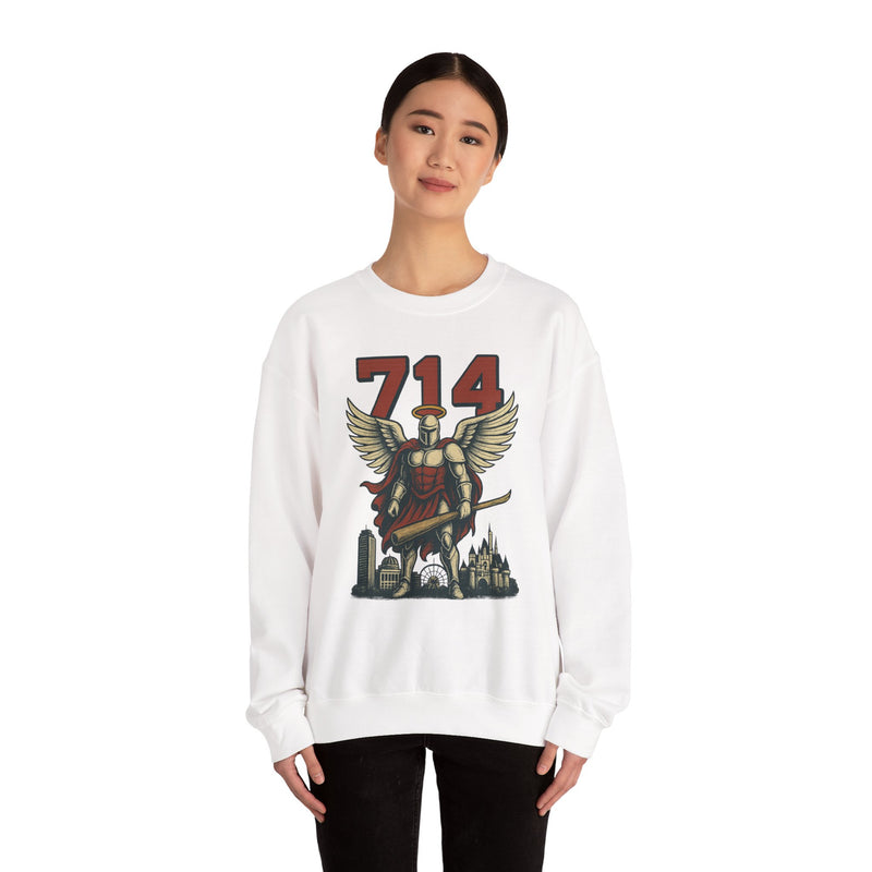 Halo Knight | Los Angeles Area Code Baseball Sweatshirt