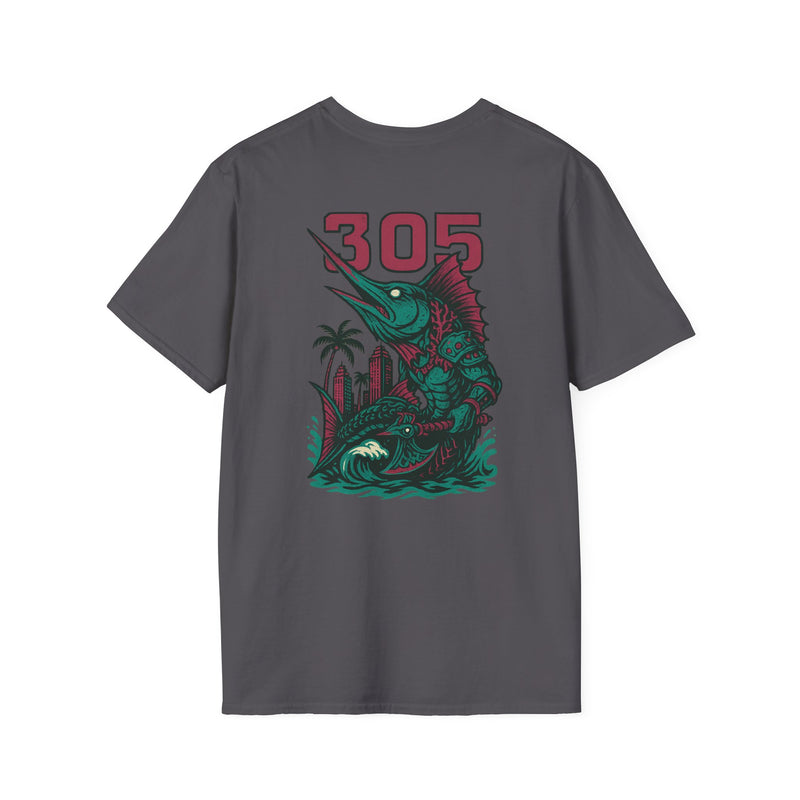 The Deepwake Sovereign | Miami Area Code Baseball Tee