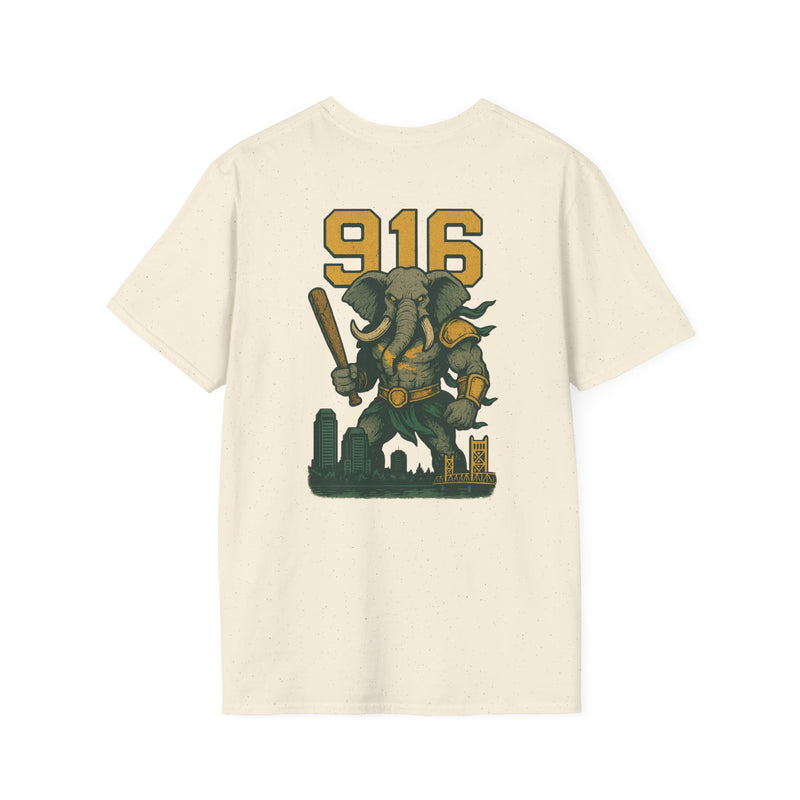 The Tuskborne Twins | Sacramento Area Code Baseball Tee