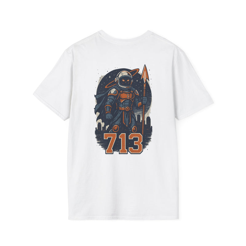The Voidborn Warden | Houston Area Code Baseball Tee