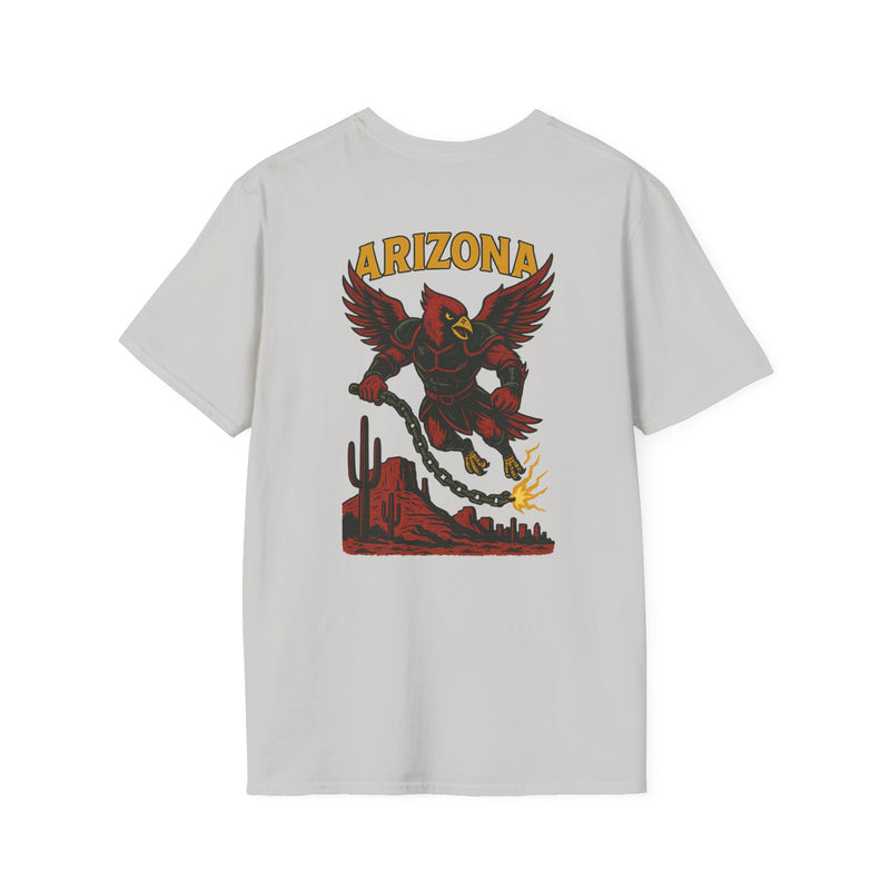 The Chainbound Sentinel | Arizona Area Code Football Tee