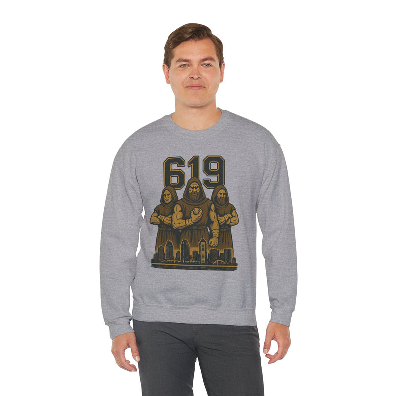 The Cleansed Order | San Diego Area Code Baseball Sweatshirt