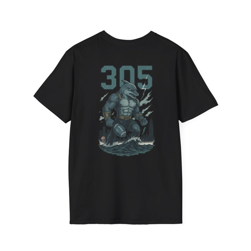 The Undertide | Miami Area Code Football Tee